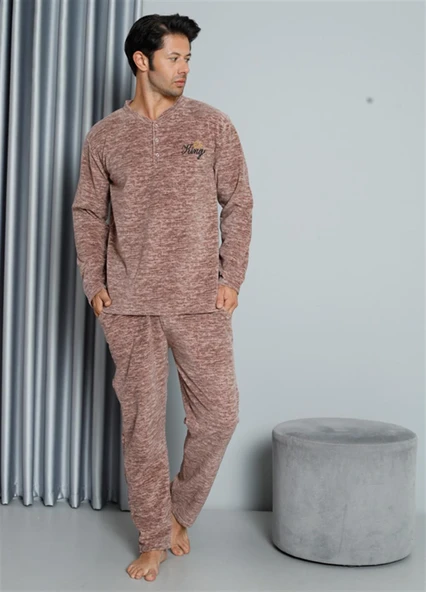 Moda Çizgi WelSoft Polar Erkek Pijama Takımı 6827 ürün görseli 1