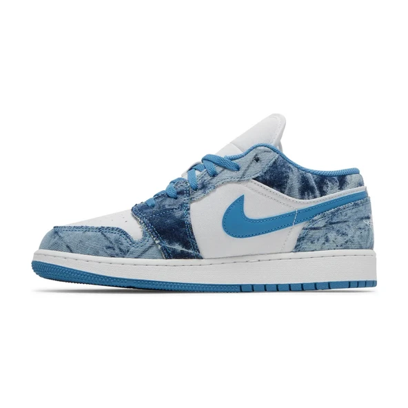 Air Jordan 1 Low Washed Denim - Resim 2