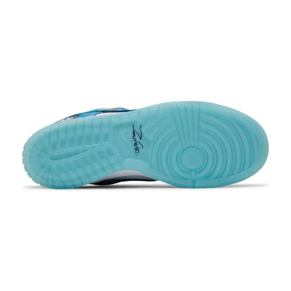 Futura Laboratories x Dunk Low SB Bleached Aqua - Resim 5