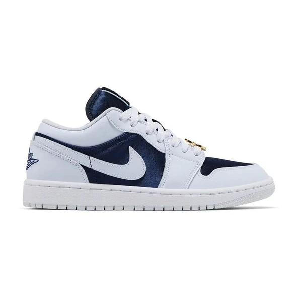 Air Jordan 1 Low SE Midnight Navy Gold Charms ürün görseli 1