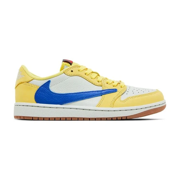 x Travis Scott Air Jordan 1 Retro Low "Canary" ürün görseli 1