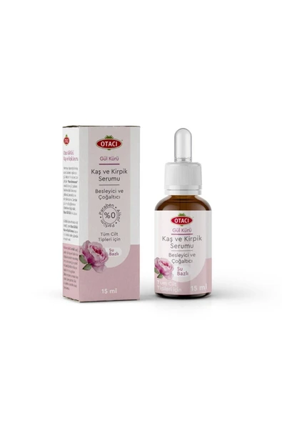 Otacı Kaş Ve Kirpik Serumu Gül Kürü 15 ml ürün görseli 1