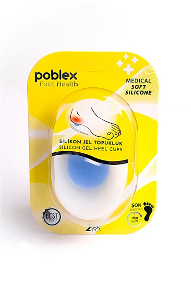 Poblex SİLİKON JEL TOPUKLUK - L ürün görseli 1