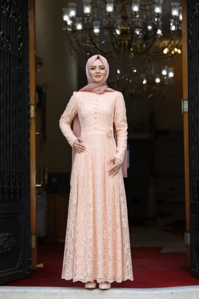 Ahunisa Henna Abiye Somon 5646 - Resim 2