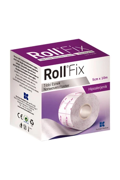 Roll Fix Hipoalerjenik Esnek Flaster 5 Cm X 10 M ürün görseli 1