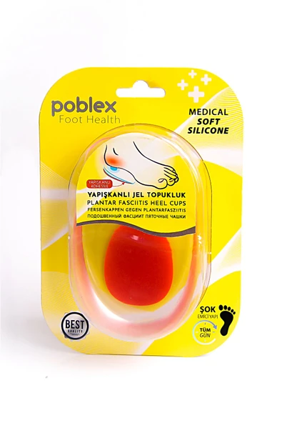 Poblex YAPIŞKANLI SİLİKON JEL TOPUKLUK - KADIN ürün görseli 1