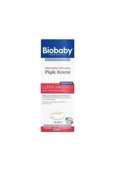 Biobaby Bebek Pişik Kremi 75 ml ürün görseli 1