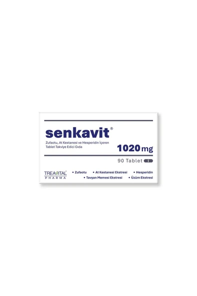 senkavit Zufaotu, At Kestanesi, Hesperidin İçeren 90 Tablet ürün görseli 1