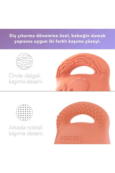 Mochi Diş Kaşıyıcı Somon - Resim 4