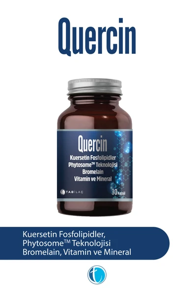 Tab İlaç Fitozomal Quercetin 30 Bitkisel Kapsül ürün görseli 1