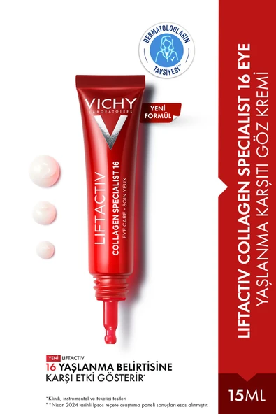 Vichy Liftactiv Collagen Specialist 16 Göz Kremi 15 ml ürün görseli 1