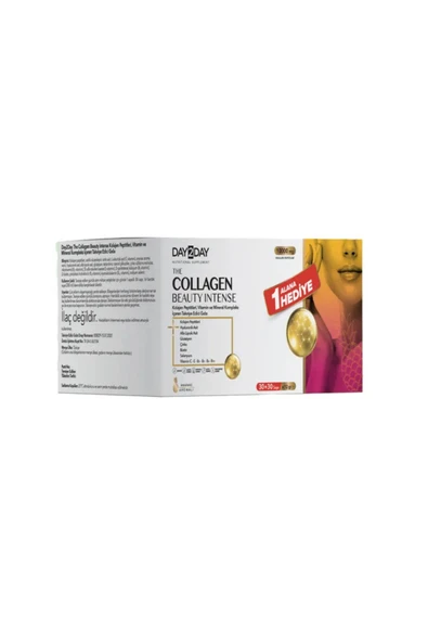 DAY2DAY The Collagen Beauty Intense Ananas Aromalı 1 Alana 1 Bedava 60 Saşe ürün görseli 1