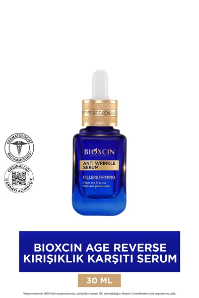 Bioxcin Age Reverse Kırışıklık Karşıtı Serum 30 ML - %20 Retinol, Kolajen Dolgunluk, Sıkılık ürün görseli 1