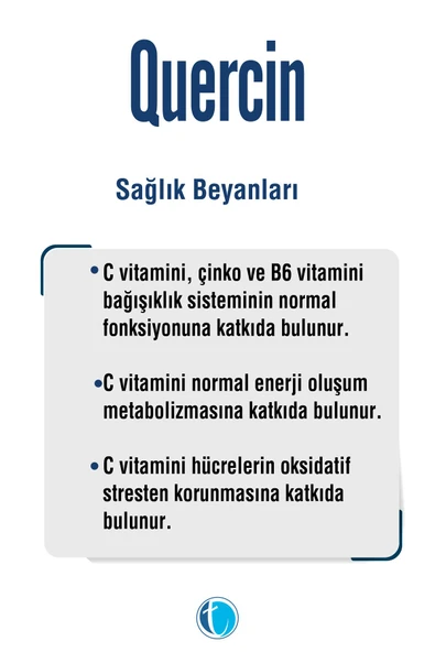 Tab İlaç Fitozomal Quercetin 30 Bitkisel Kapsül - Resim 5