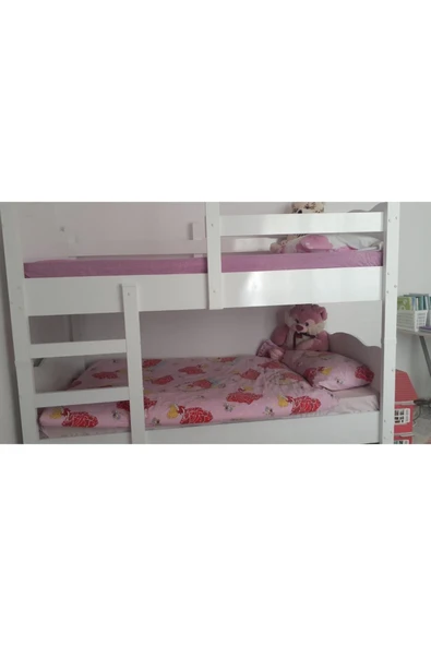Afilli Ranza İkili Ayrılabilen Mdf Profilli 90x190 Beyaz - Resim 5