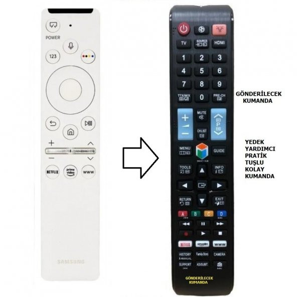 Samsung BN59-01330M 4K SUHD Smart TV  ( YEDEK KUMANDASI ) ürün görseli 1