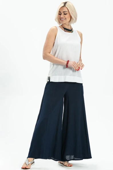 Kolsuz Poplin Zeyno Yazlık Bluz Beyaz Byz 2XL Beyaz ürün görseli 1