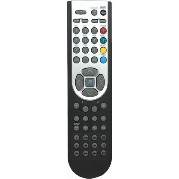Telefunken Lcd Led Tv Uyumlu Kumanda Renkli Tuşlar ürün görseli 1