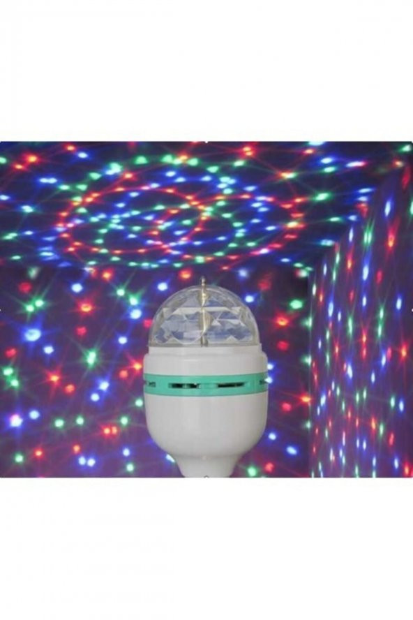 Mane Disco Ampül Led Işıklı Döner Başlıklı - Magic Bulp ürün görseli 1