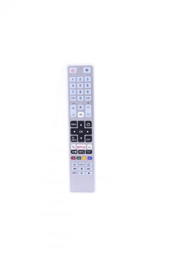 Toshiba Ct-8054 Netflix Tuşlu Beyaz Lcd/led Tv Kumandası ürün görseli 1