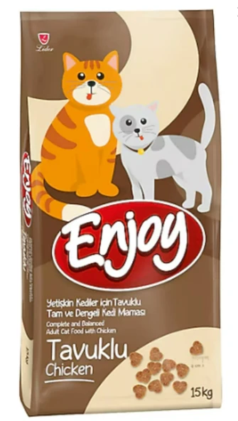Enjoy Tavuklu Yetişkin Kedi Maması 15 Kg ürün görseli 1