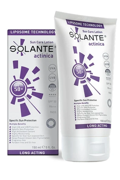 Solante Actinica Sun Care Lotion Spf 50 150 ml ürün görseli 1