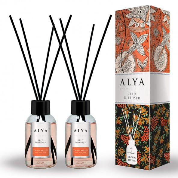 Alya Bambu Çubuklu Oda Kokusu Tropic Breeze 100 ml x 2 Adet ürün görseli 1