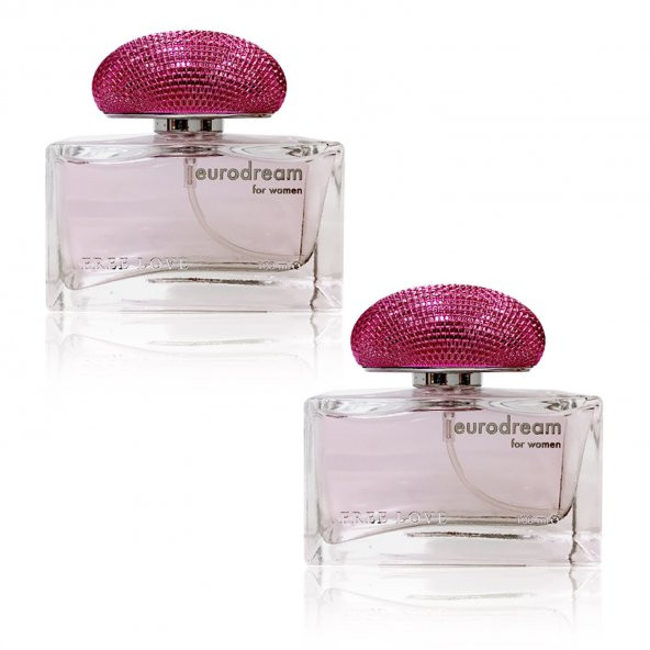 Free Love Eurodream EDP Kadın Parfüm Seti 2 x 100 ml ürün görseli 1