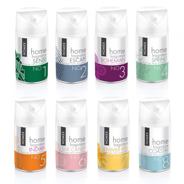 Homex Oda Kokusu Makine Yedek 8 Al 5 Öde - 8 x 260 ml ürün görseli 1