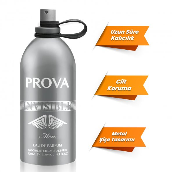 Prova Invisible EDP Erkek Parfüm 120 ml - Resim 3