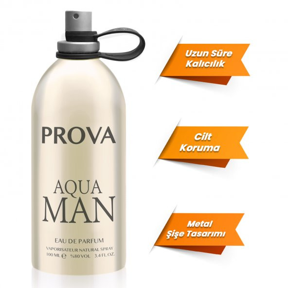 Prova Aqua Man EDP Erkek Parfüm 120 ml - Resim 3