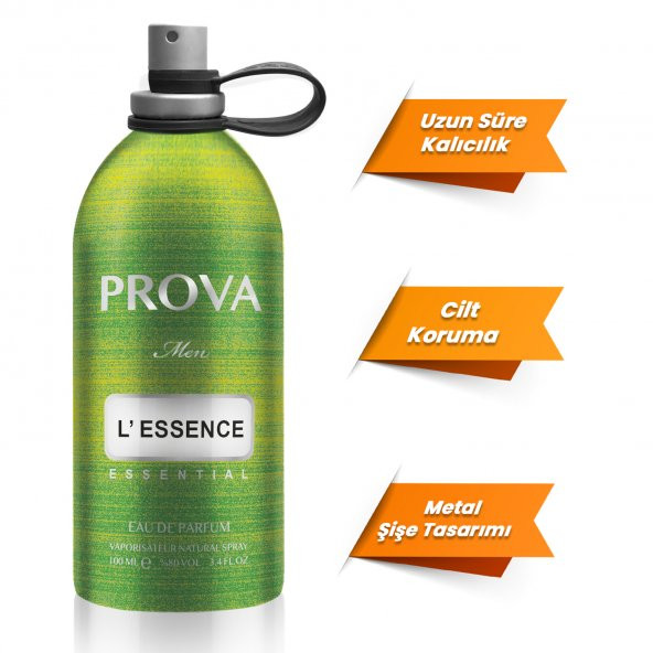 Prova LEssence EDP Erkek Parfüm 100 ml - Resim 3