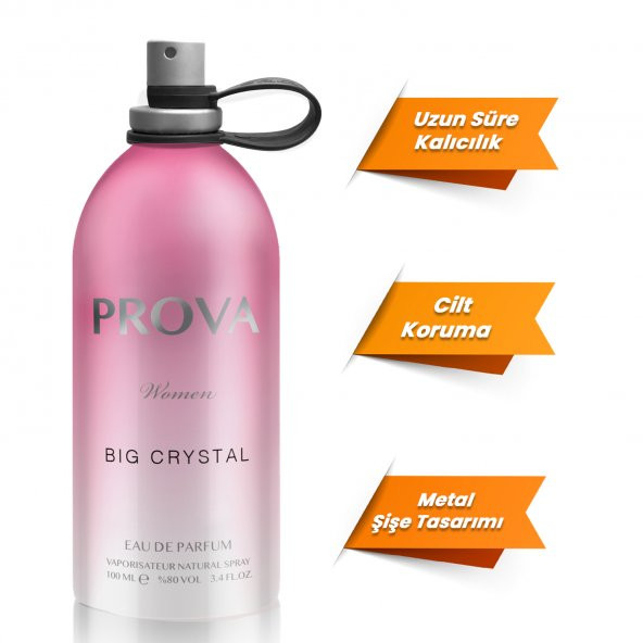 Prova Big Crystal EDP Kadın Parfüm 120 ml - Resim 3