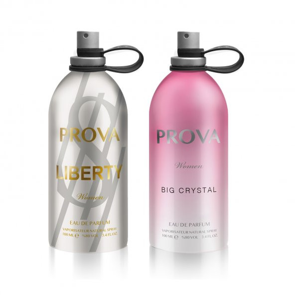 Prova Liberty ve Big Crystal EDP Kadın Parfüm Seti 2 x 120 ml ürün görseli 1