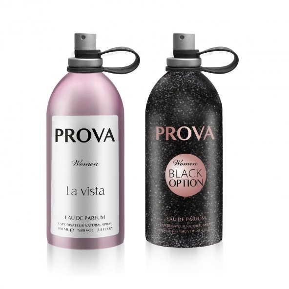 Prova Black Option ve La Vista l EDP Kadın Parfüm Seti 2 x 120 ml ürün görseli 1