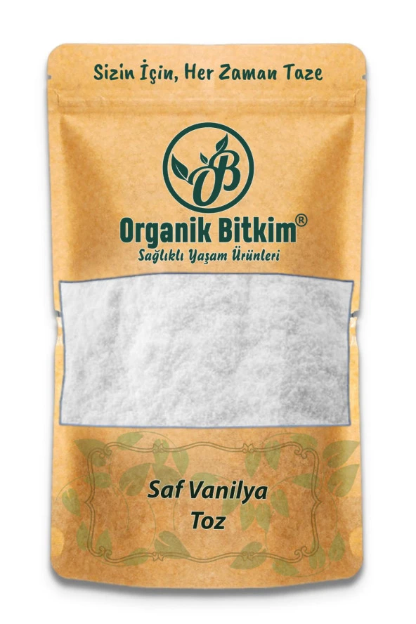 Organik Bitkim Saf Vanilya Toz 150 gr ürün görseli 1