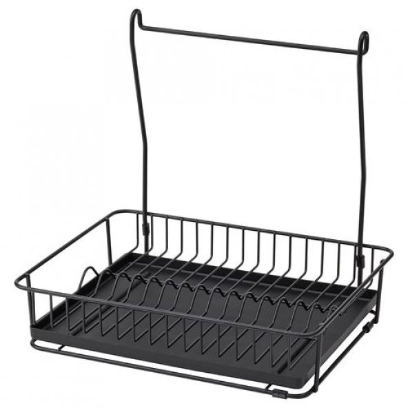Askılı Bulaşık Sepeti Bulaşıklık Sepeti Asılan, Tezgah Üzeri IKEA Çelik Siyah Bulaşıklık ürün görseli 1