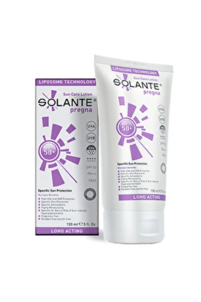 Solante Pregna Hamilelere Özel Güneş Losyonu Spf50 150 Ml ürün görseli 1