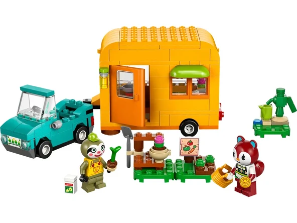 LEGO Animal Crossing Leif Karavan ve Bahçe Dükkanı 77054 - 7 Yaş ve Üzeri Çocuklar için Yaratıcı Oyuncak Yapım Seti (263 Parça) ürün görseli 1