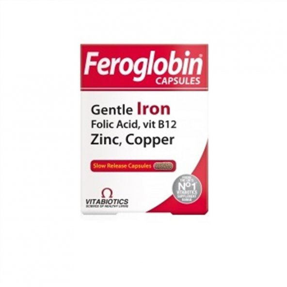Feroglobin Iron Takviye Edici Gıda 30 Kapsül ürün görseli 1