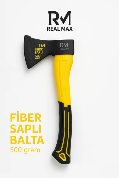 500 gr Fiber Saplı Balta  Ergonomik ve Dayanıklı Tasarım ürün görseli 1