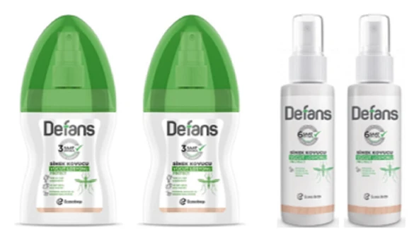 Defans Sinek Kovucu Naturel Vücut Losyonu 100 Ml + Sinek Kovucu Vücut Spreyi Protect 50 ml 2Lİ SET ürün görseli 1