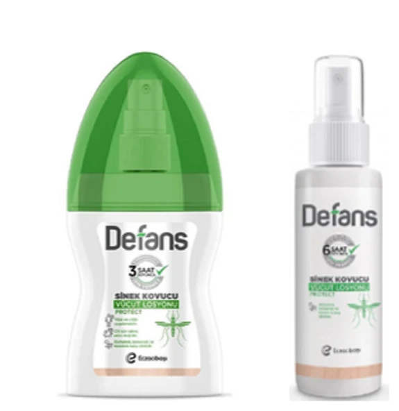 Defans Sinek Kovucu Naturel Vücut Losyonu 100 Ml + Defans Sinek Kovucu Vücut Spreyi Protect 50 ml ürün görseli 1