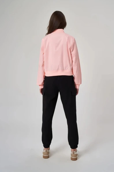 EXUMA KADIN CEKET-1521158 PEMBE - Resim 4