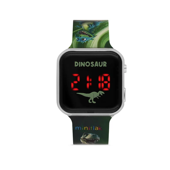 Miniflak Dinozor MFD8001 Square Led Çocuk Saati ürün görseli 1