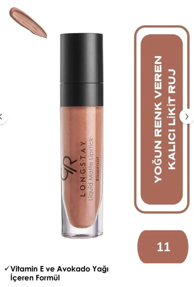 Golden Rose Longstay Liquid Matte Lipstick No:11 ürün görseli 1