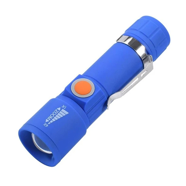 Powermaster MX-616S Usb Şarjlı 3 Modlu Mini El Feneri ürün görseli 1