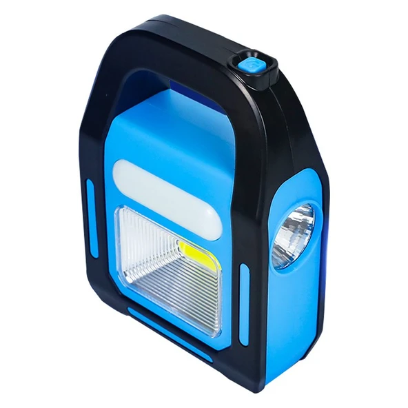 Powermaster 3 Kademeli USB Çıkışlı Şarjlı Solar Lamba ürün görseli 1
