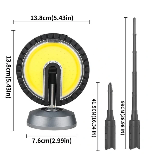 PowerMaster PM-24564 25 Watt Cob Ledli Solar Çalışma Lambası ürün görseli 1