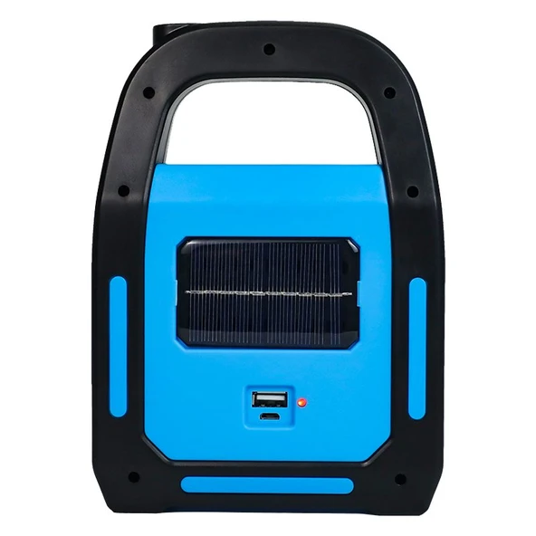 Powermaster 3 Kademeli USB Çıkışlı Şarjlı Solar Lamba - Resim 2
